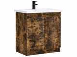 Bathroom Furniture Set Smoked Oak 78.5 x 37.5 x 81 cm 3404159