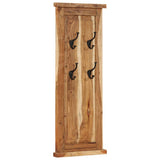 Coat Racks 2 pcs Solid Wood Acacia 38x100 cm 337854