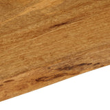 Table Top 110x60x3.8 cm Live Edge Solid Wood Mango 370791