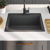 Handmade Kitchen Sink Black Stainless Steel 51513