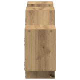 Wall Shelf Artisian Oak 129x18x42 cm Engineered Wood 853226