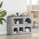 Sideboard Concrete Grey 80.5 x 35 x 59 cm Engineered Wood 891327