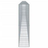 Gabion Basket with Cover 1200x50x200 cm Galvanised Iron 3295177
