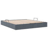 Storage Bed with Mattress Dark Grey 180 x 200 cm Velvet 3370113
