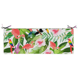2-Piece Bench Cushions SOEST 2 pcs 100% Polyester Multicolour 949697