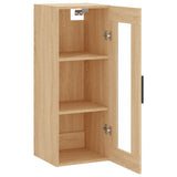 Wall Mounted Cabinet Sonoma Oak 34.5x34x90 cm 828935