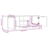 TV Cabinet Sonoma Oak 102x35x36.5 cm Engineered Wood 811514