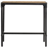 Bar Table 110x55x107 cm Solid Rough Wood Mango 358938