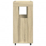Bar Cart Sonoma Oak 60x39.5x89 cm Engineered Wood 848271