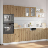 7 Piece Kitchen Cabinet Set Lyon Artisan Oak Engineered Wood 3328572