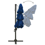 Parasol Azure Blue Polyester 3x3 m Tiltable Garden Parasol 313835