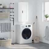 Wall Mounted Cabinet White 34.5x34x90 cm Engineered Wood 830516