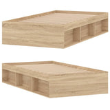 Bed Frame without Mattress Sonoma Oak 90x200 cm 3203826