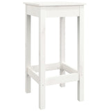 7 Piece Bar Set White Solid Wood Pine 3124708