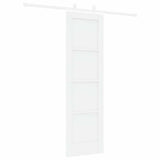 Sliding Door White 61 x 198.5 cm Solid Pine Wood 3333549