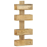 Magazine Wall Rack 30x11x72 cm Solid Mango Wood 286466