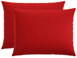 Cushion with Pillow HEERLEN 2 pcs Red Fabric 928348