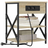 Bedside Cabinet Sonoma Oak 41 x 31 x 51 cm Engineered Wood 859517