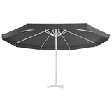 Replacement Fabric for Outdoor Parasol Anthracite 515 cm 312540