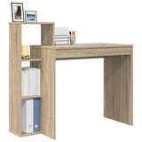 Desk with Shelf Sonoma Oak 100 x 40 x 90 cm Engineered Wood 869316