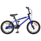 BMX Bike 16 Inches for 5-8 Years Old Dark Blue 42009717