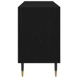 TV Cabinet Black Oak 103.5 x 30 x 50 cm Engineered Wood 881922