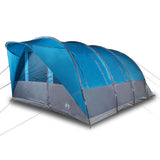 Family Tent Tunnel 7-Person Blue Waterproof 94626