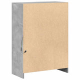 Sideboard with LED Concrete Grey 72x34x100 cm Engineered Wood 852162