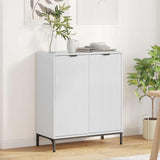 Sideboard High Gloss White 69.5 x 33 x 82 cm Engineered Wood 883428