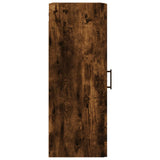 Wall Mounted Cabinet Smoked Oak 34.5x34x90 cm 828921