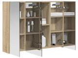 Bathroom Mirror Cabinet Sonoma Oak 70 x 14.5 x 70 cm 889089