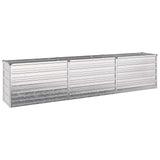 Raised Garden Bed Silver 240 x 40 x 55 cm galvanized 8006258