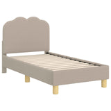 Toddler Bed Frame with Headboard Light Grey 70 x 140 cm 42010966