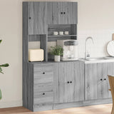 Kitchen Cabinet Grey Sonoma 95x50x180 cm Engineered Wood 3276537
