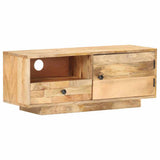 TV Cabinet 90x30x35 cm Solid Mango Wood 320466