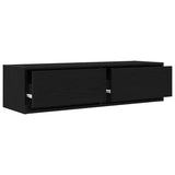 TV Cabinet Black oak 100 x 31 x 25.5 cm Engineered wood 861527
