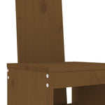 5 Piece Garden Bar Set Honey Brown Solid Wood Pine 3157772