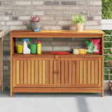 Garden Console Table 110x35x75 cm Solid Wood Acacia 319697