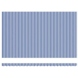 Retractable Awning Manual Blue and White 500x300 cm Fabric 3331197