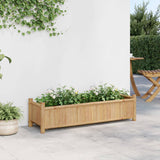 ZNTS Planter 100x30x25 cm Bamboo 366461