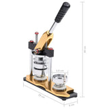 Badge Maker Machine with Circle Cutter Rotate Punch 58 mm 30151