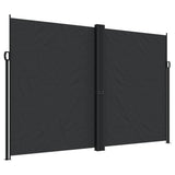 Retractable Side Awning Black 220x600 cm 4004669