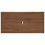 Bathroom Cabinet Natural 90 x 45 x 75 cm Solid Teak Wood 42026908