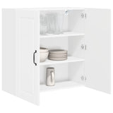 Wall Cabinet PORTO High Gloss White 80 x 31 x 80 cm 885409