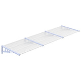 ZNTS Door Canopy Grey and Transparent 297.5x90 cm Polycarbonate 153694