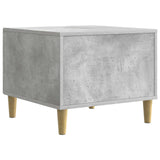 Coffee Table Concrete Grey 50 x 49 x 40 cm Engineered Wood 895198