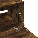 Sink Cabinet Smoked Oak 40x37x59 cm Engineered Wood 848105