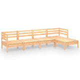5 Piece Garden Lounge Set Solid Pinewood 3082677