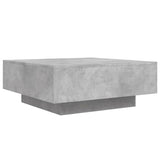 Coffee Table Concrete Grey 80x80x31 cm Engineered Wood 836584