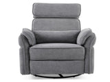 Electric Power Recliner Chair, 300&deg Swivel Rocker, Adjustable Headrest & Foldable Armrests, 330 34867600